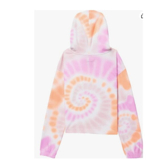 Converse Girl's All Over Print Tie-Dye Boxy Hoodie - Picture 2 of 3